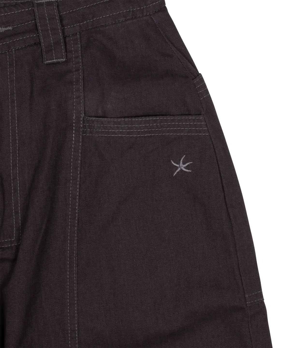 TCM stitch cargo pants (dark purple)