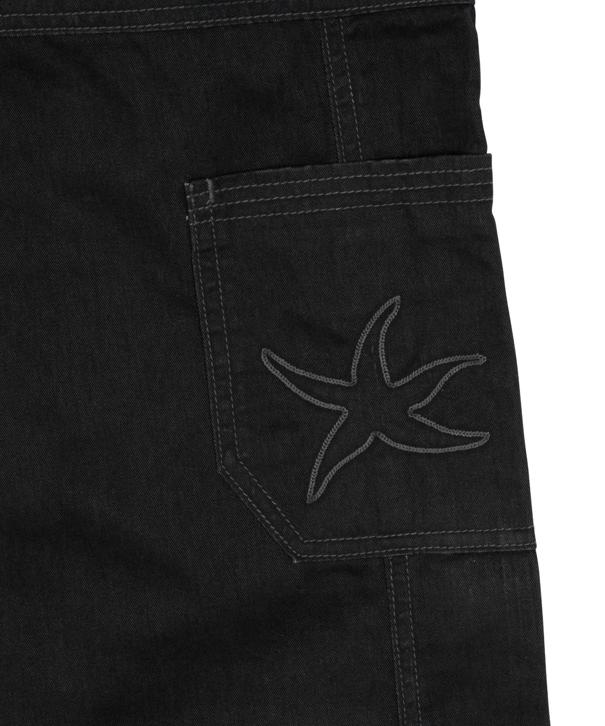 TCM stitch cargo pants (black)