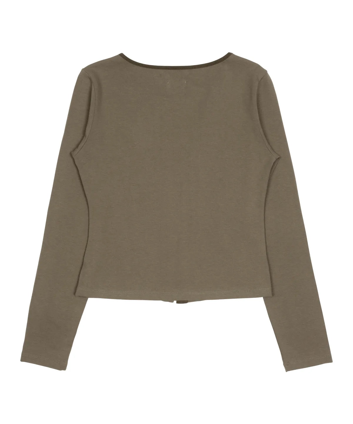 TCM twist button long sleeve (brown)