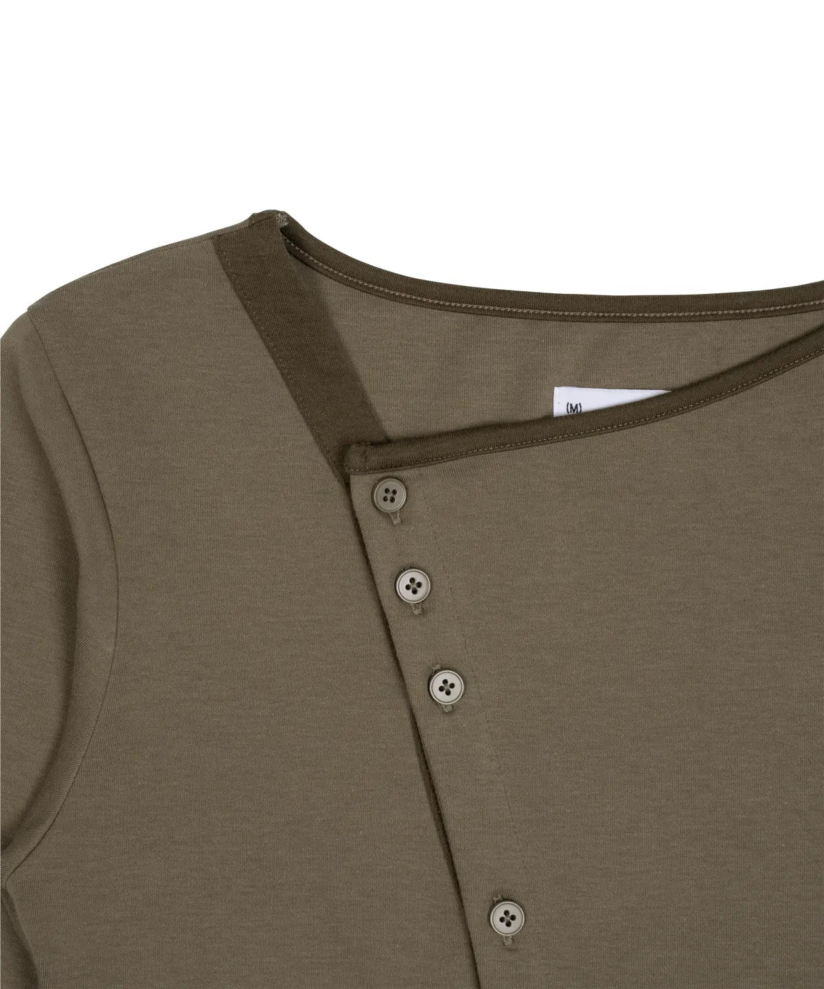 TCM twist button long sleeve (brown)