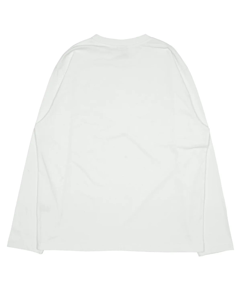 TCM vintage logo long sleeve (white/ivory)