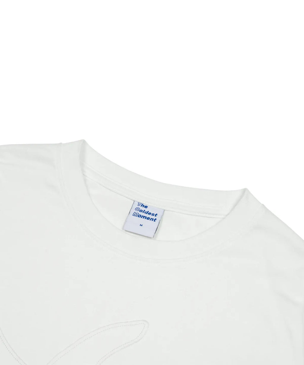 TCM vintage logo long sleeve (white/ivory)