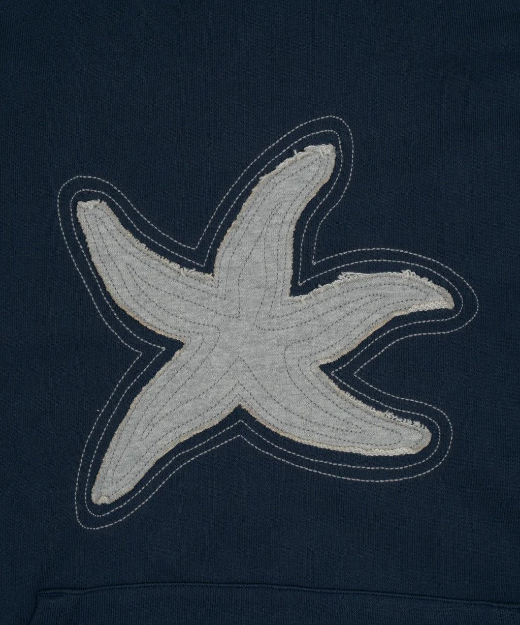 TCM starfish contour hoodie (navy)