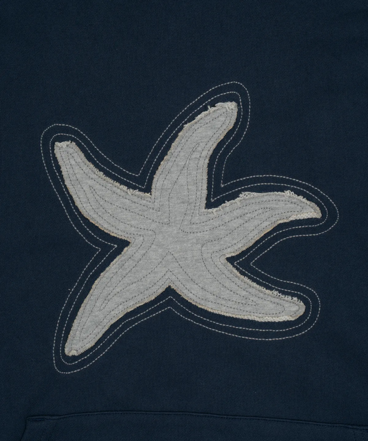 TCM starfish contour hoodie (navy)