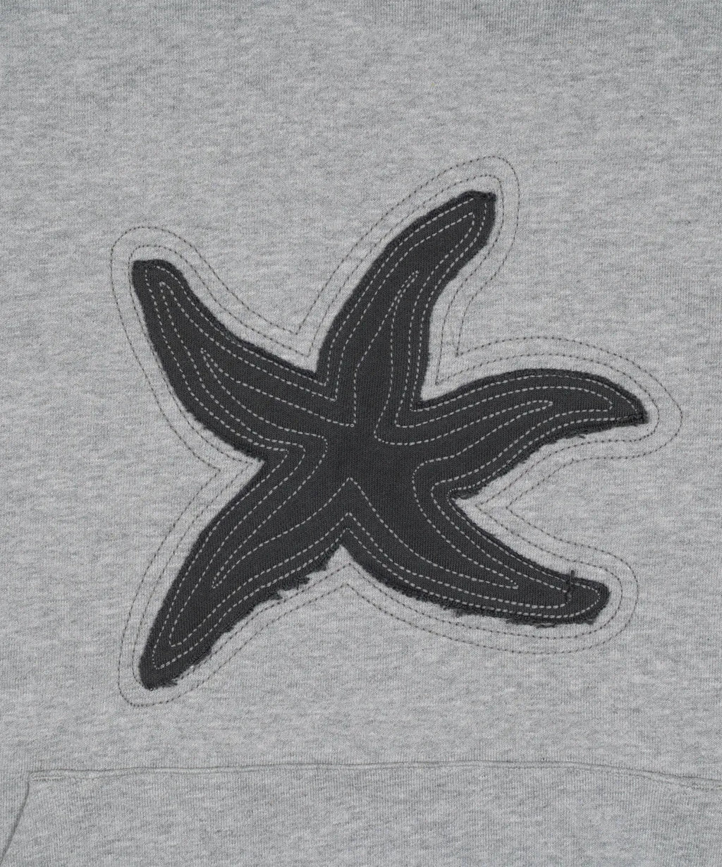TCM starfish contour hoodie (grey)