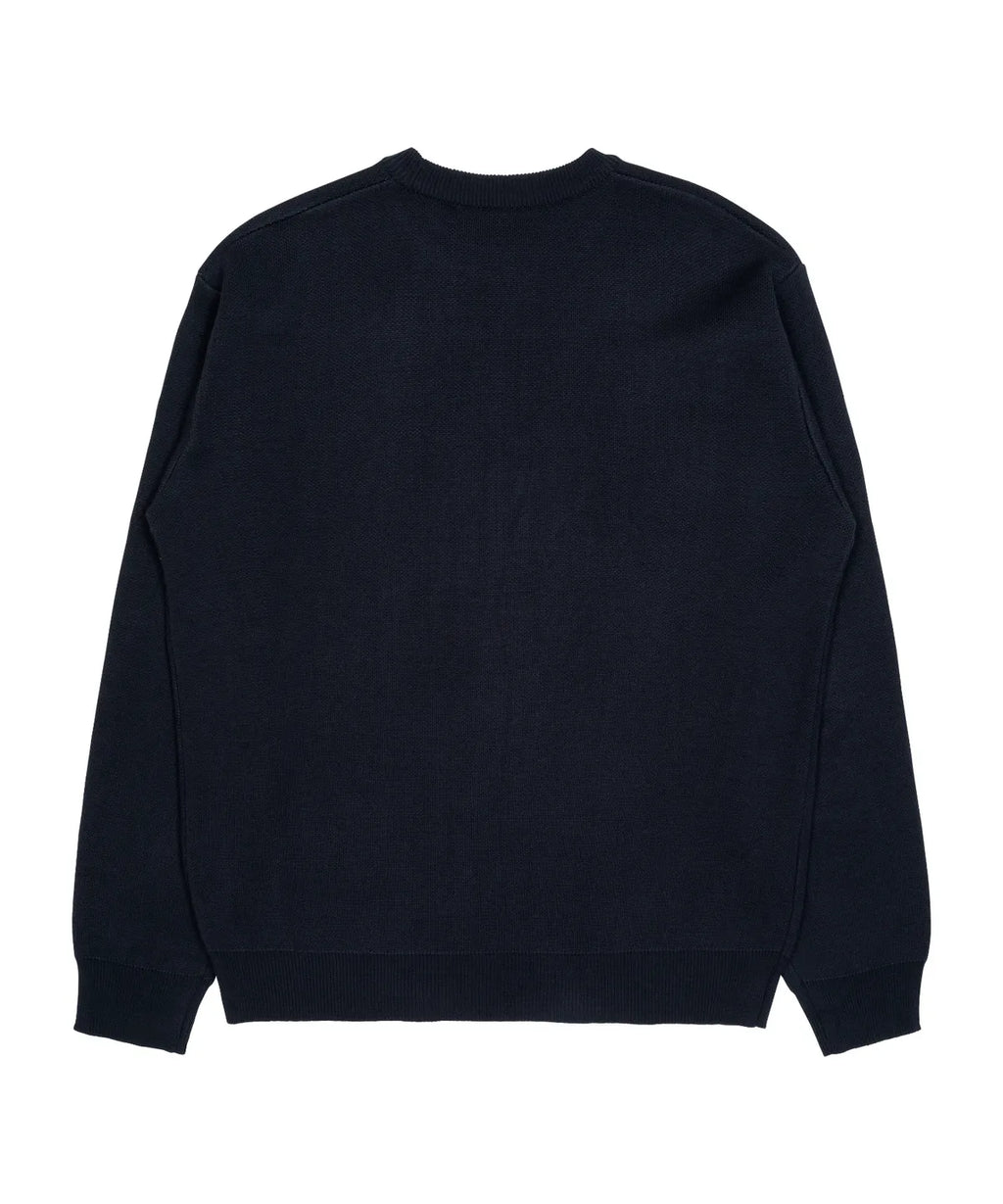 TCM starfish logo knit (navy)
