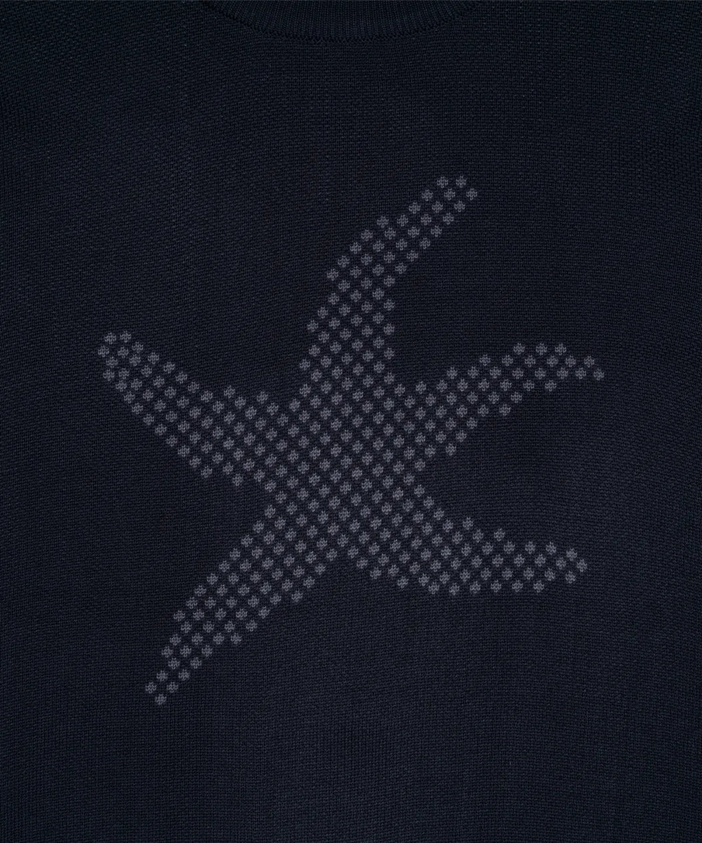 TCM starfish logo knit (navy)