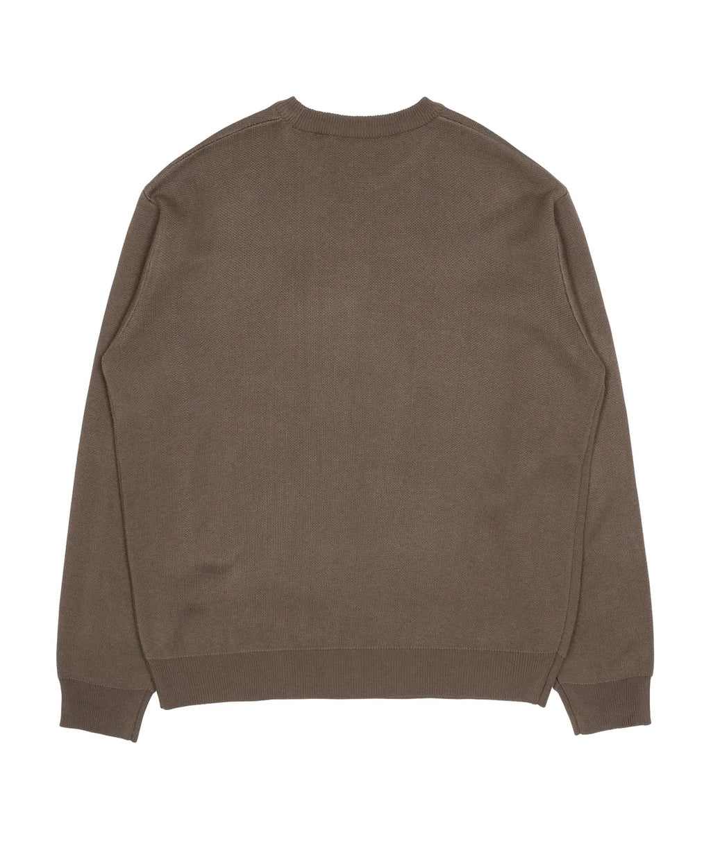TCM starfish logo knit (brown)