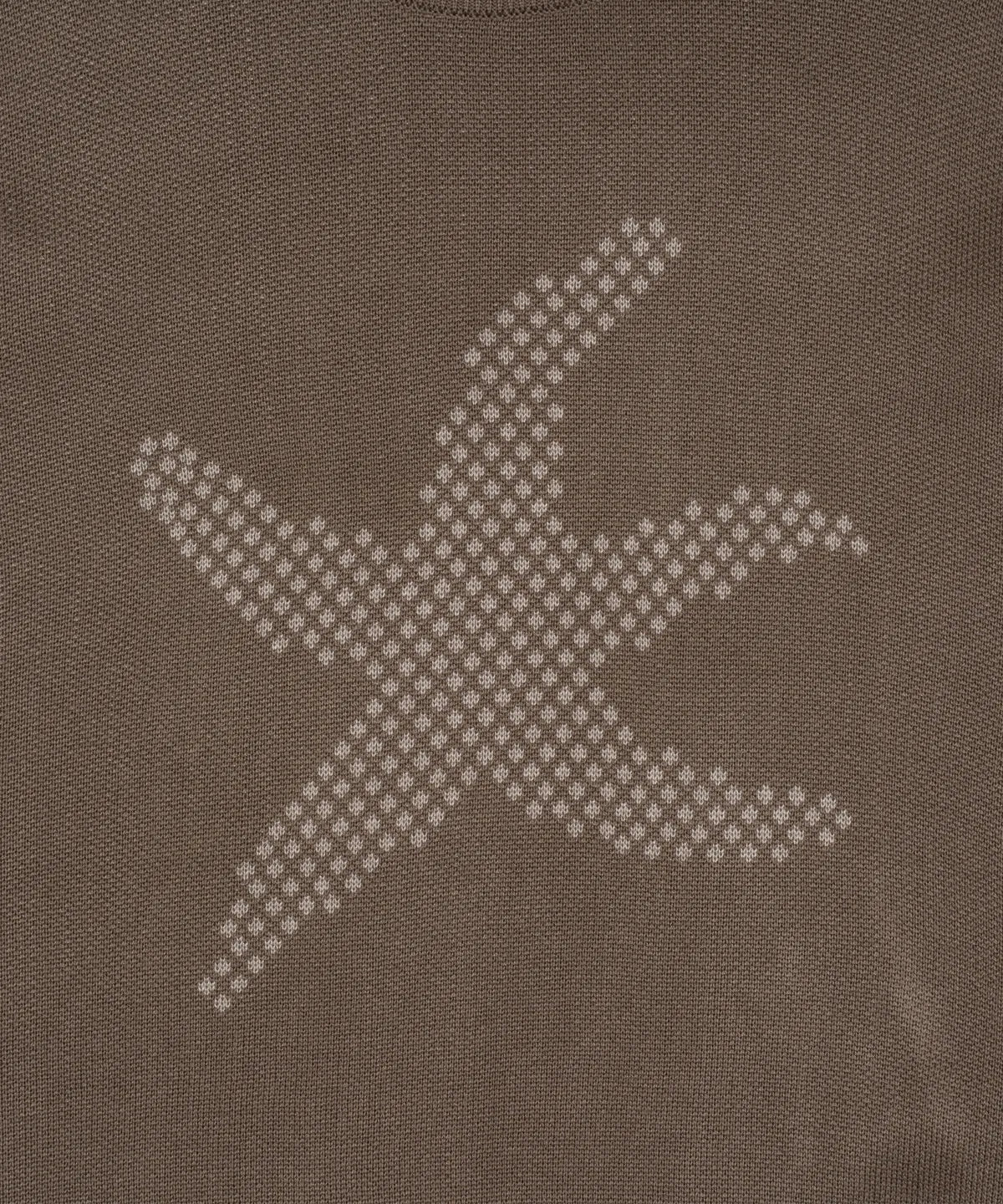 TCM starfish logo knit (brown)