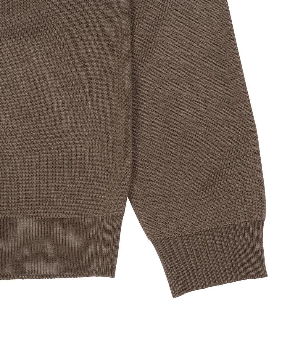 TCM starfish logo knit (brown)