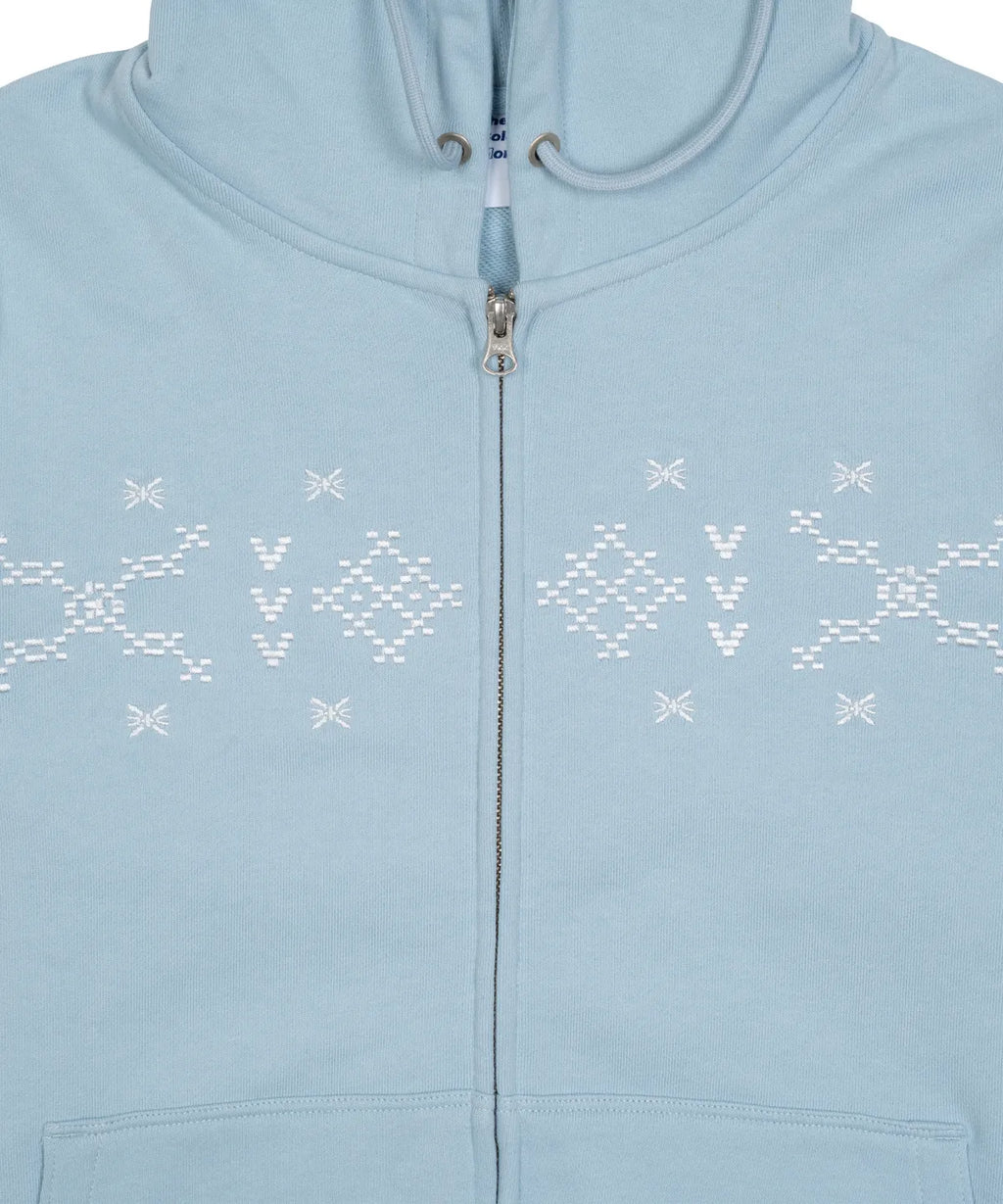 TCM nordic hooded zip-up (sky blue)