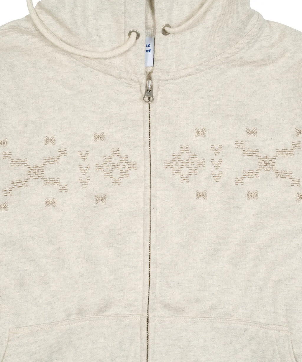 TCM nordic hooded zip-up (oatmeal)