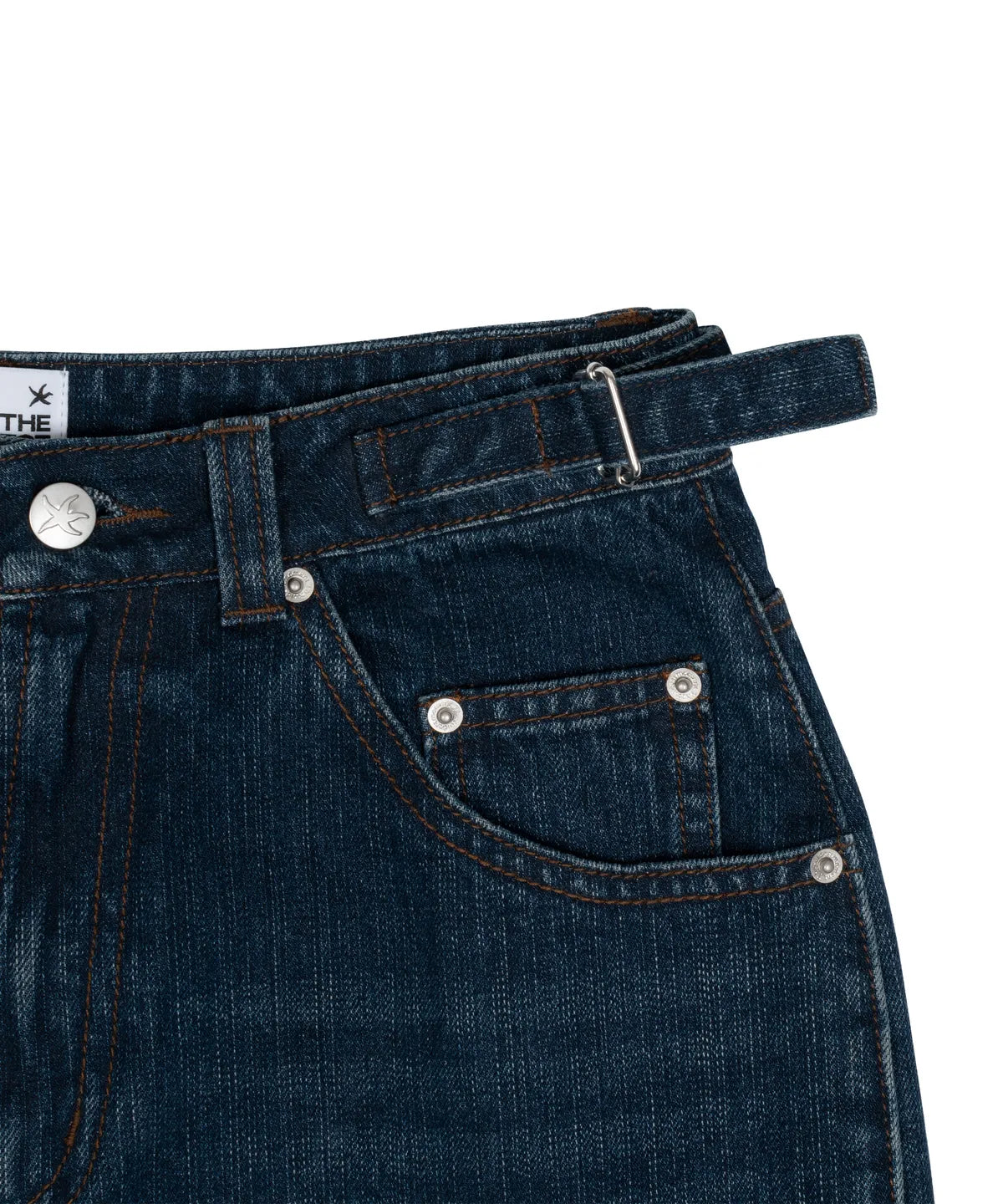 TCM washed denim pants (sky blue)