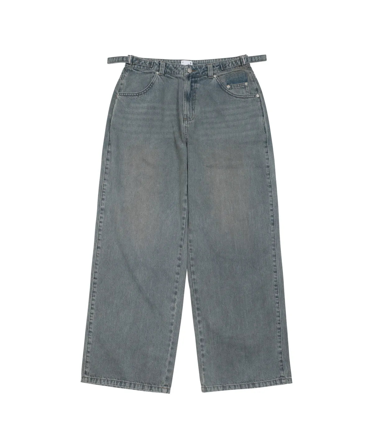 TCM washed denim pants (blue)