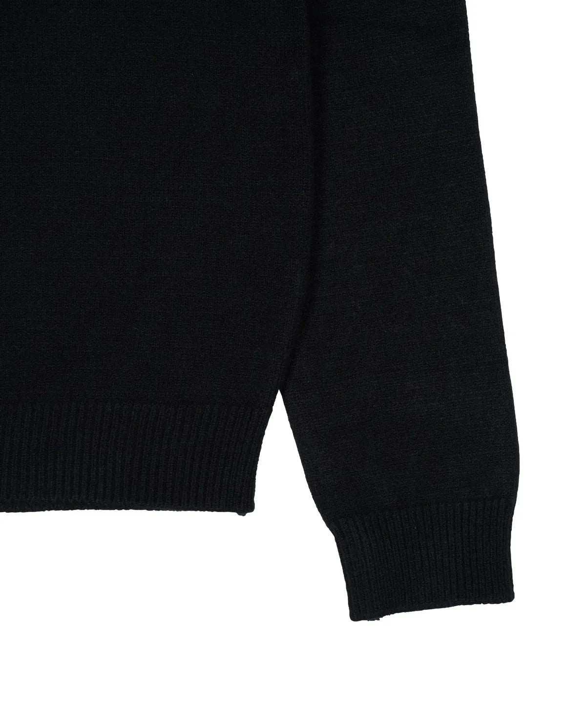 TCM mini logo knit cardigan (black)