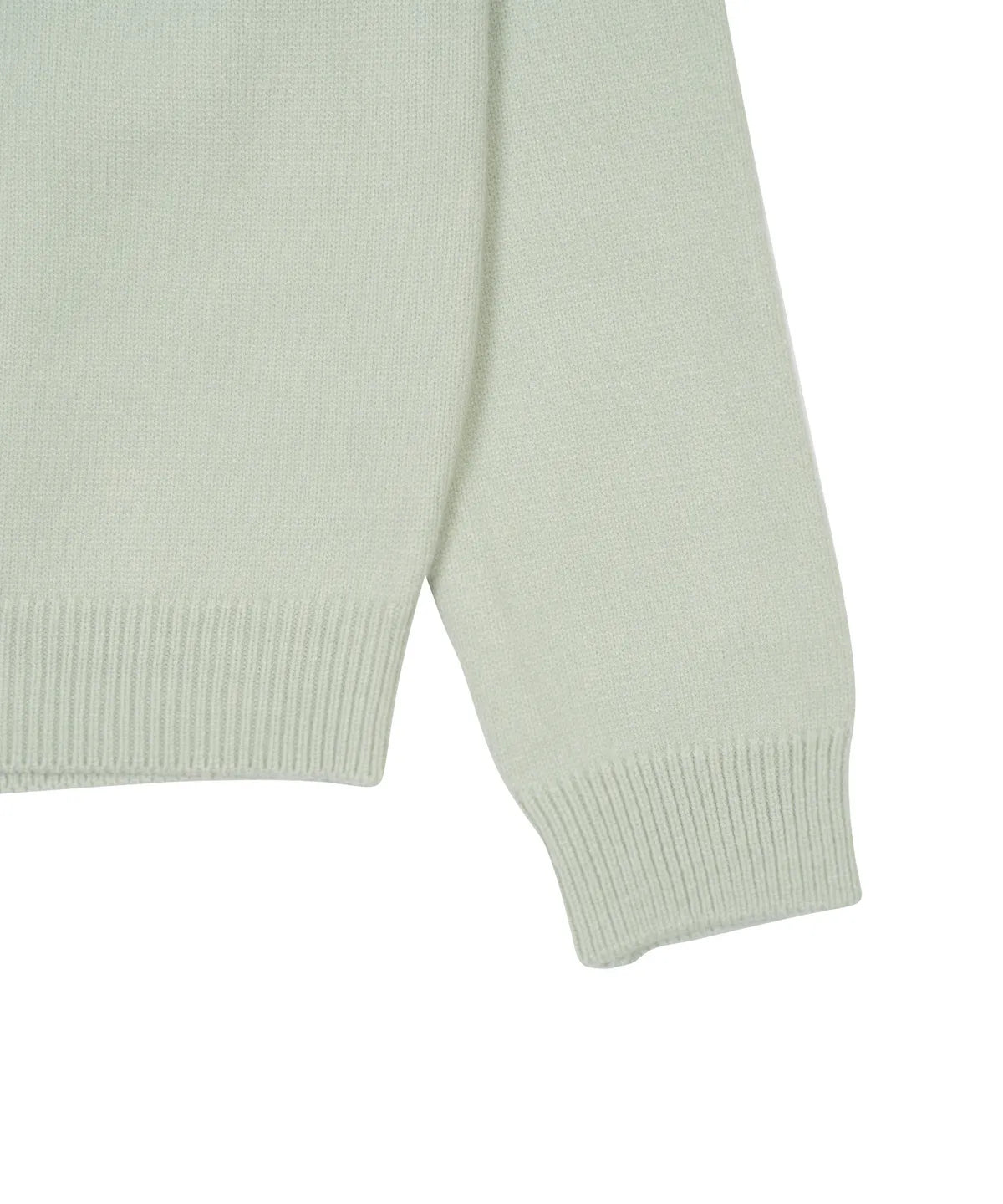 TCM mini logo knit cardigan (mint)