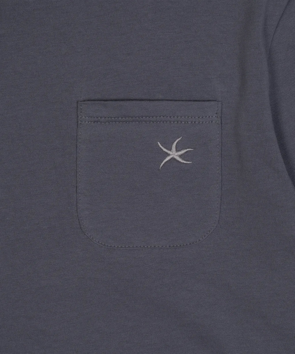 TCM stripe layered long sleeve (charcoal)