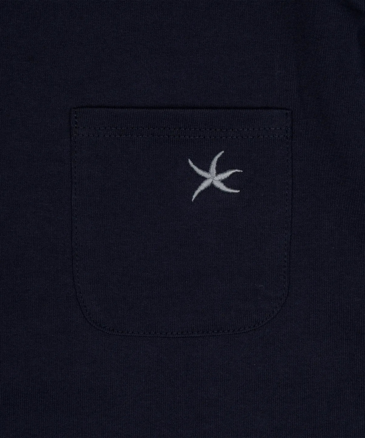 TCM stripe layered long sleeve (navy)