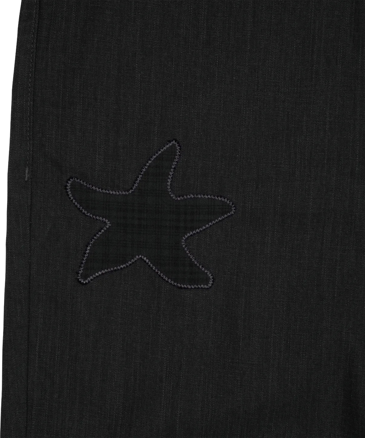 TCM starfish patch pants (charcoal black)