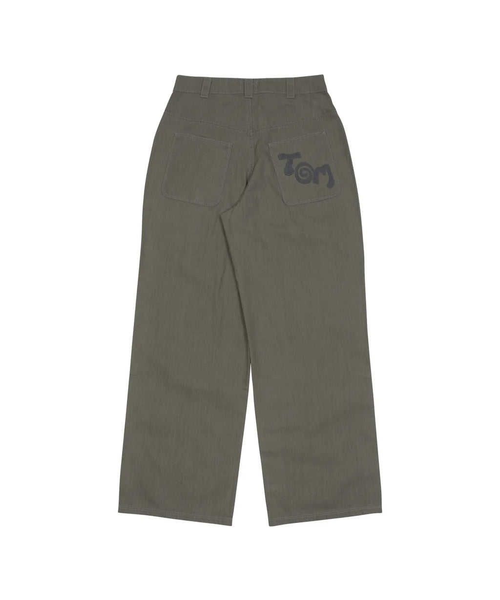 TCM starfish patch pants (khaki beige)