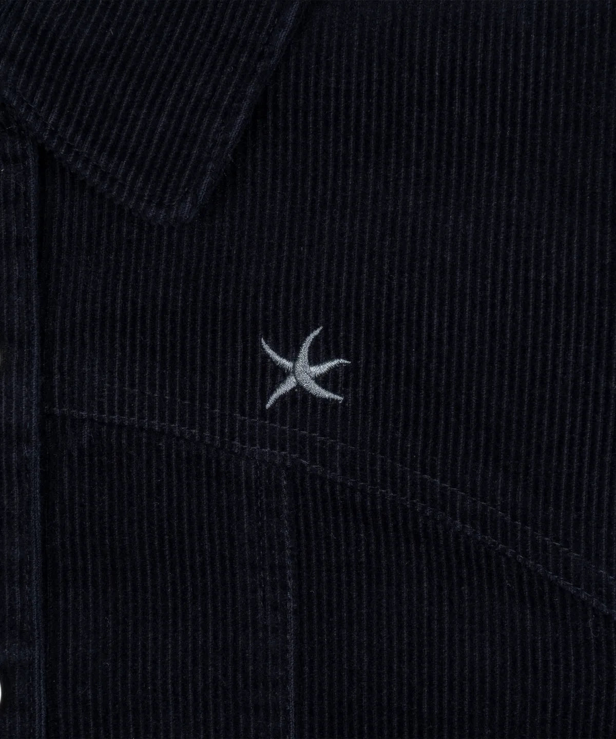 (w) TCM mini logo work jacket (navy)