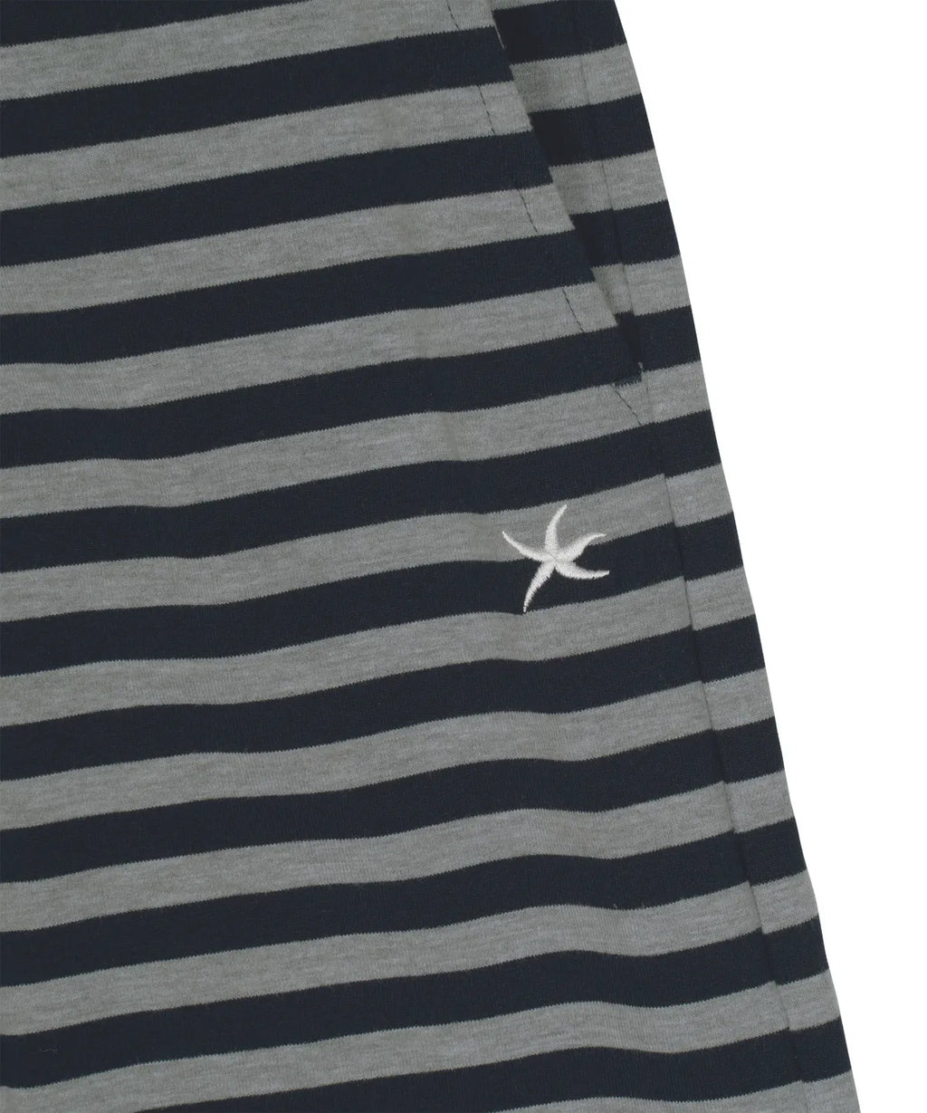 TCM stripe sweat pants (navy/charcoal)