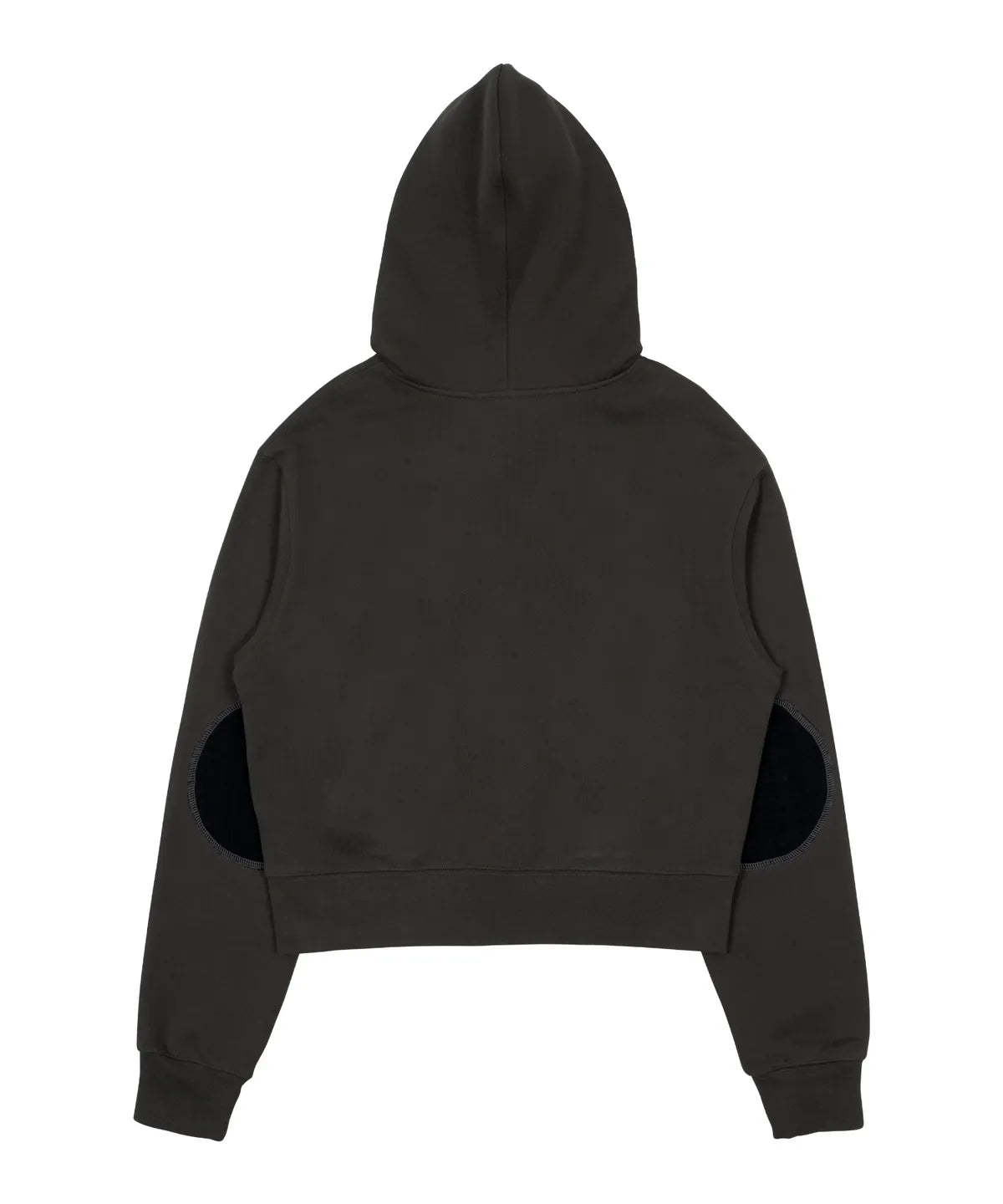 TCM vintage button hooded zip-up (charcoal)