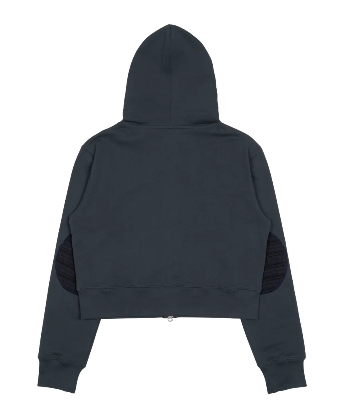 TCM vintage button hooded zip-up (blue)