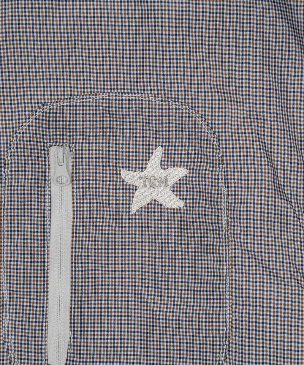TCM starfish mini check windstopper (navy)