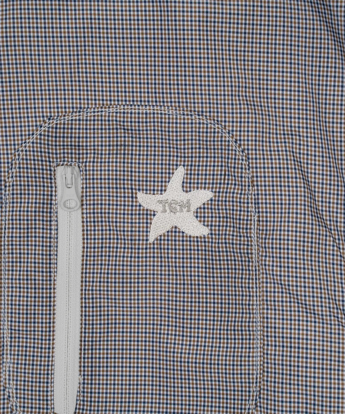 TCM starfish mini check windstopper (navy)