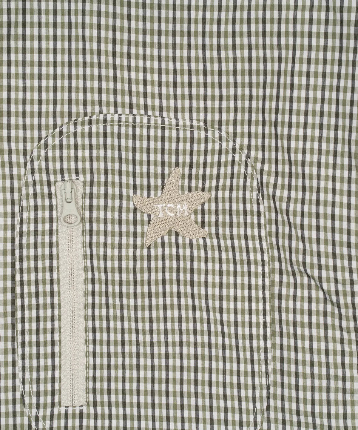 TCM starfish mini check windstopper (green)