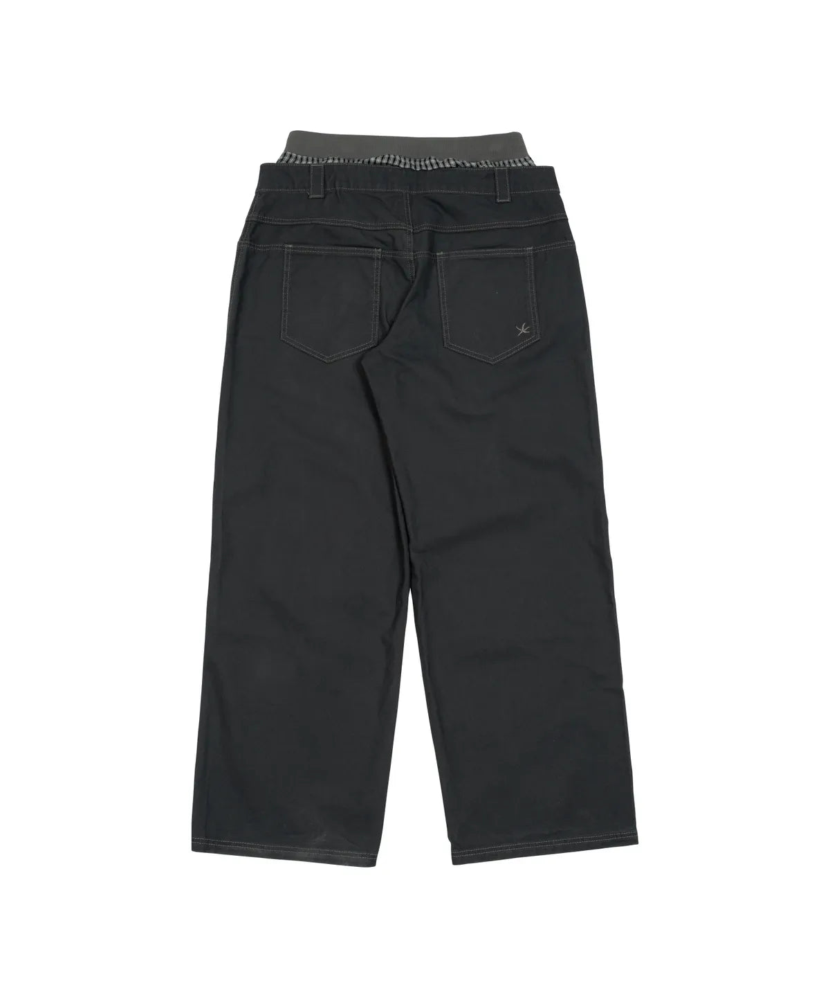 TCM trunk layered pants (charcoal)
