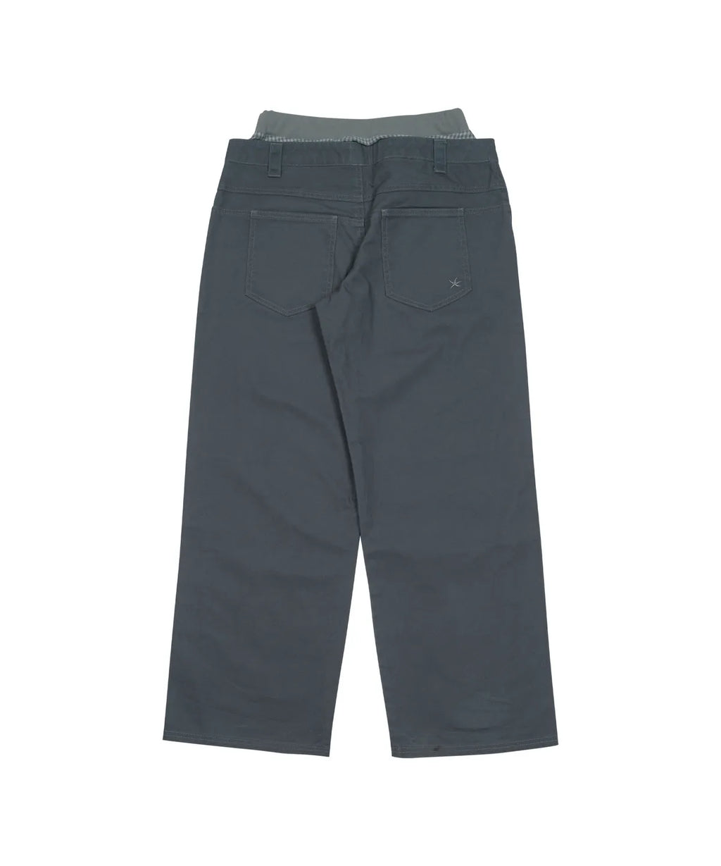TCM trunk layered pants (navy)
