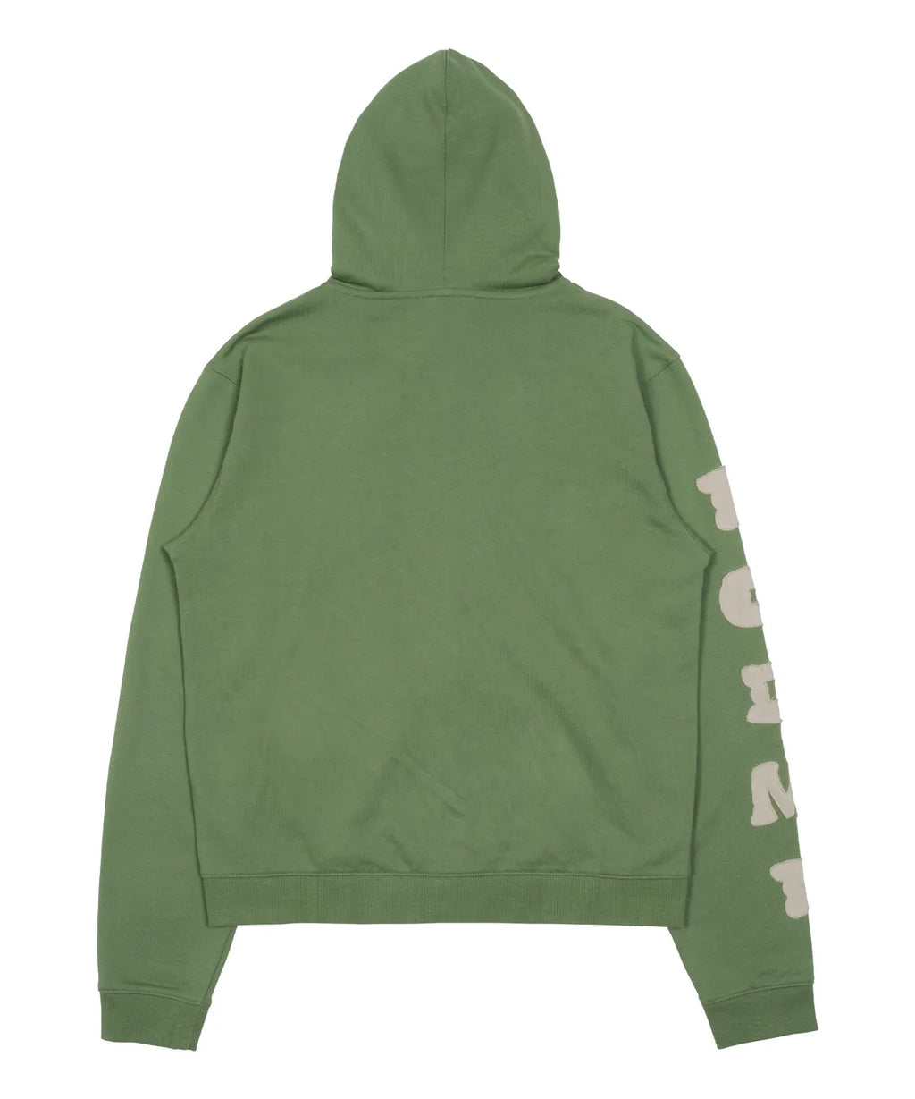TCM tcdmt hooded zip-up (green)