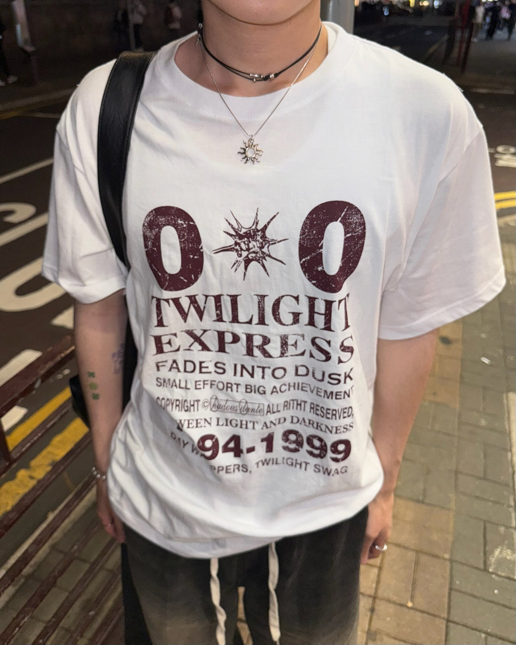 double zero paint tee (white)