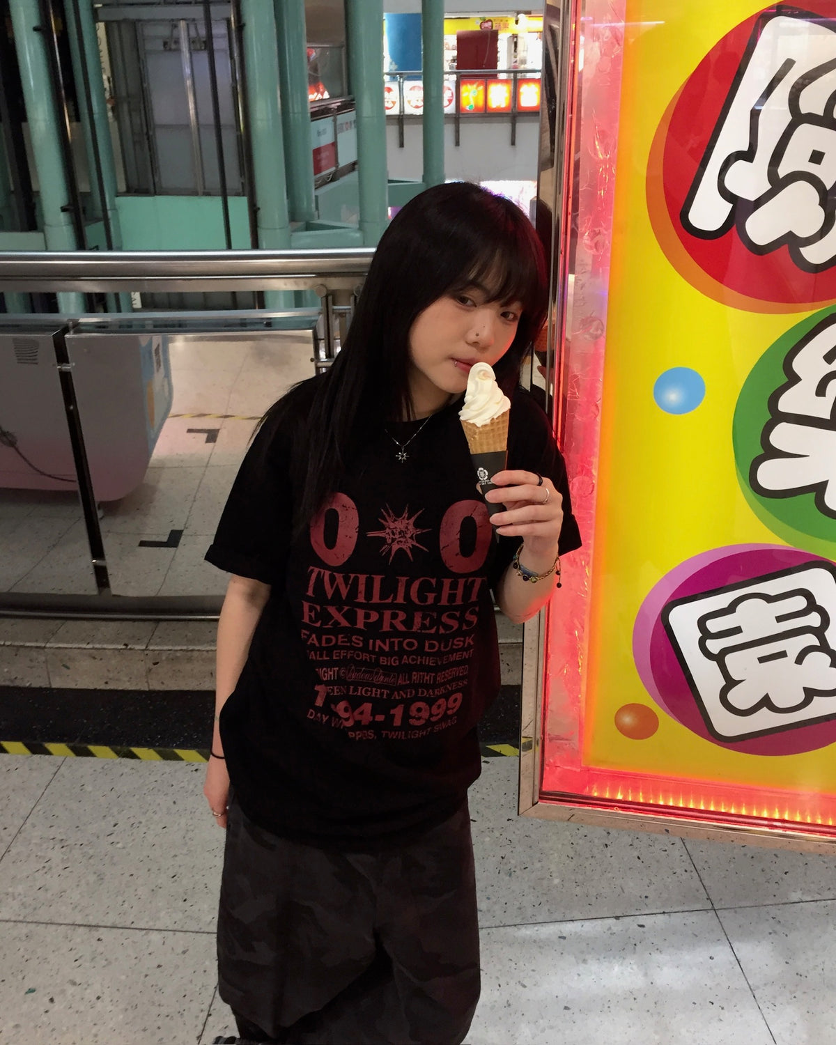 double zero paint tee (black)