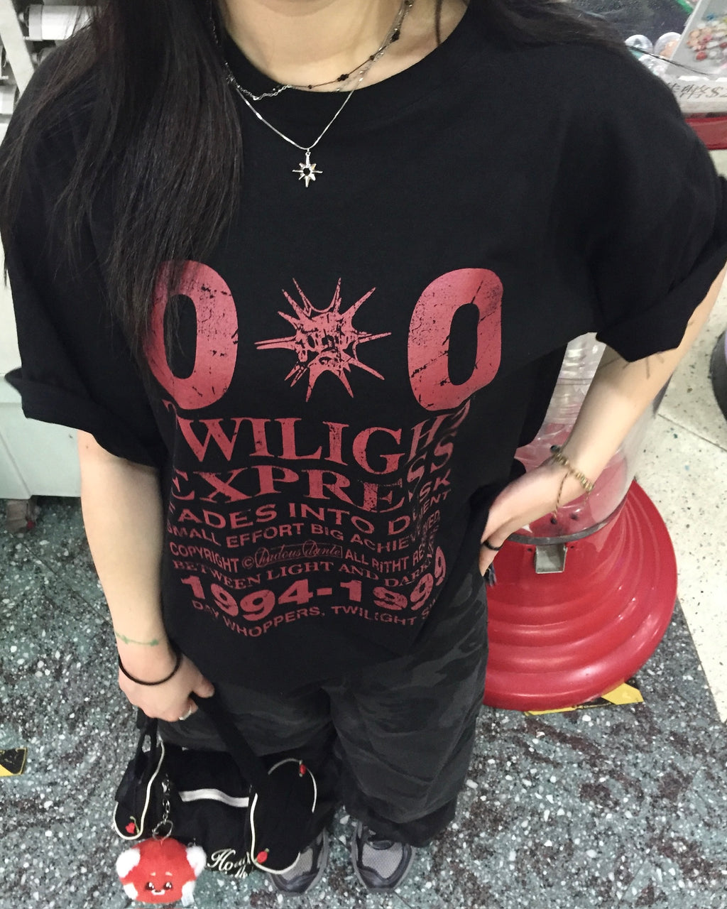 double zero paint tee (black)