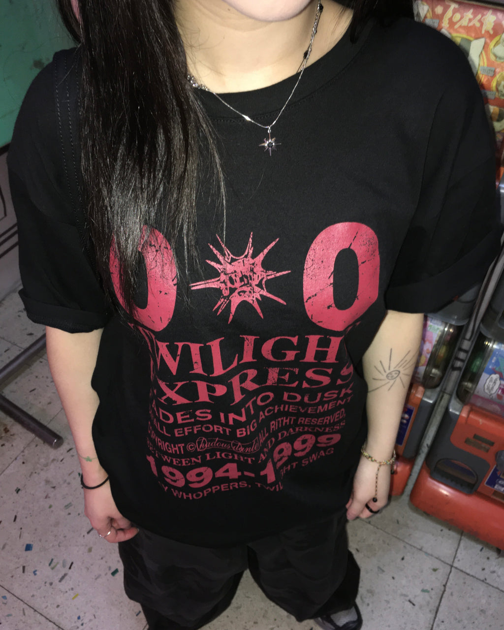 double zero paint tee (black)
