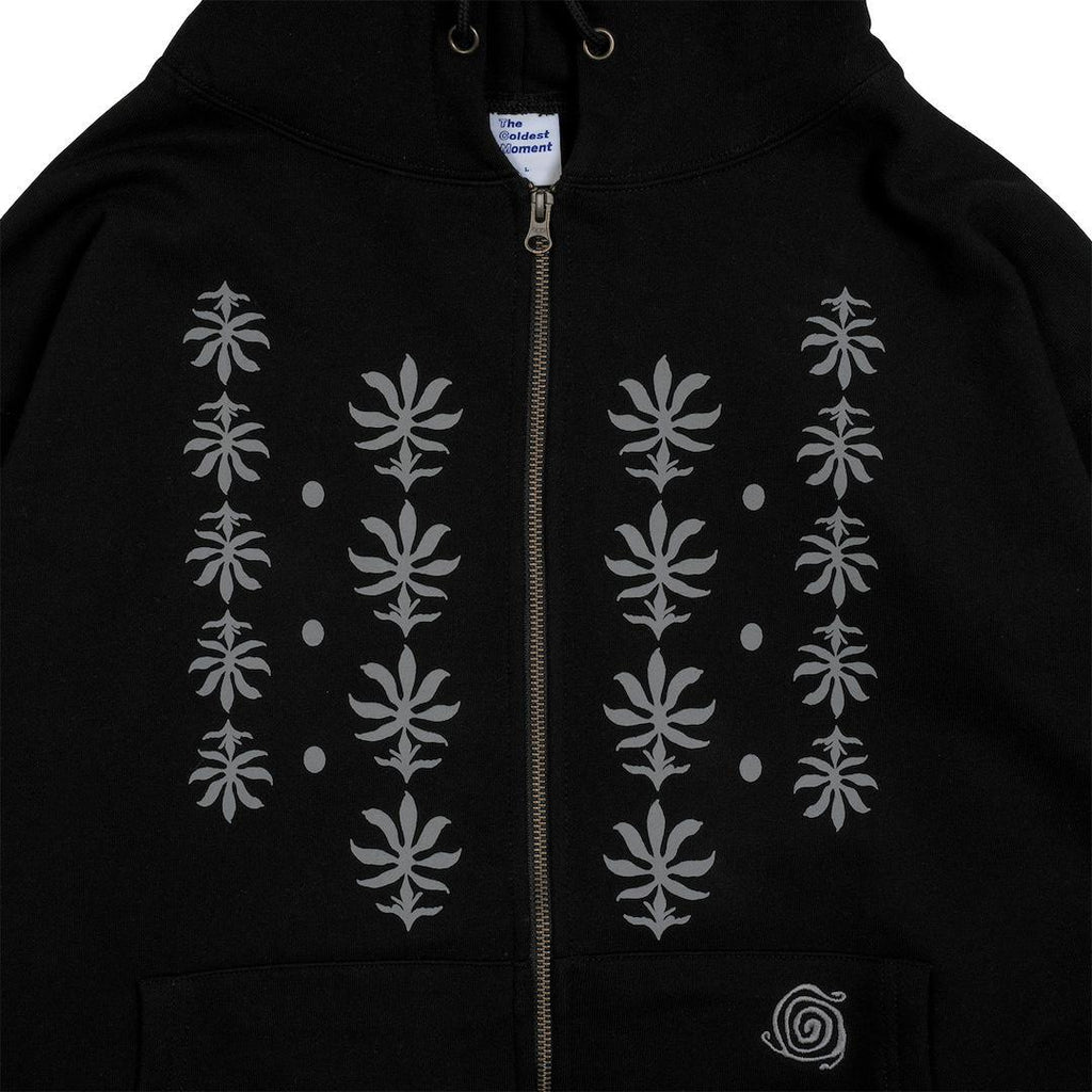TCM ETHNIC HOODED ZIP-UP (BLACK)