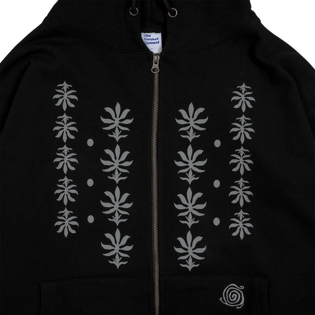 TCM ETHNIC HOODED ZIP-UP (BLACK)