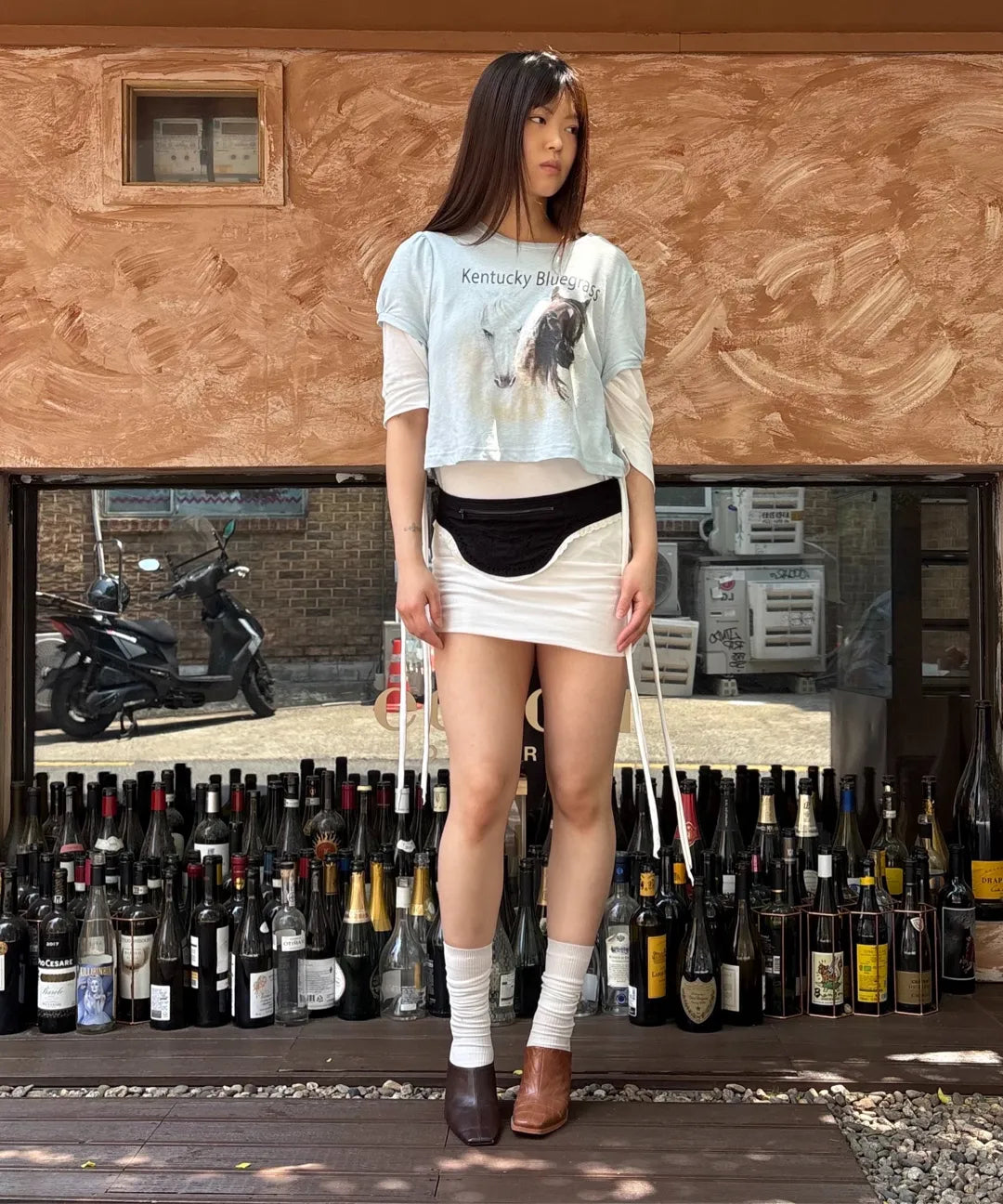 【𝘱𝘳𝘦-𝘰𝘳𝘥𝘦𝘳】SCULPTOR Tie Sleeve Tee Coral