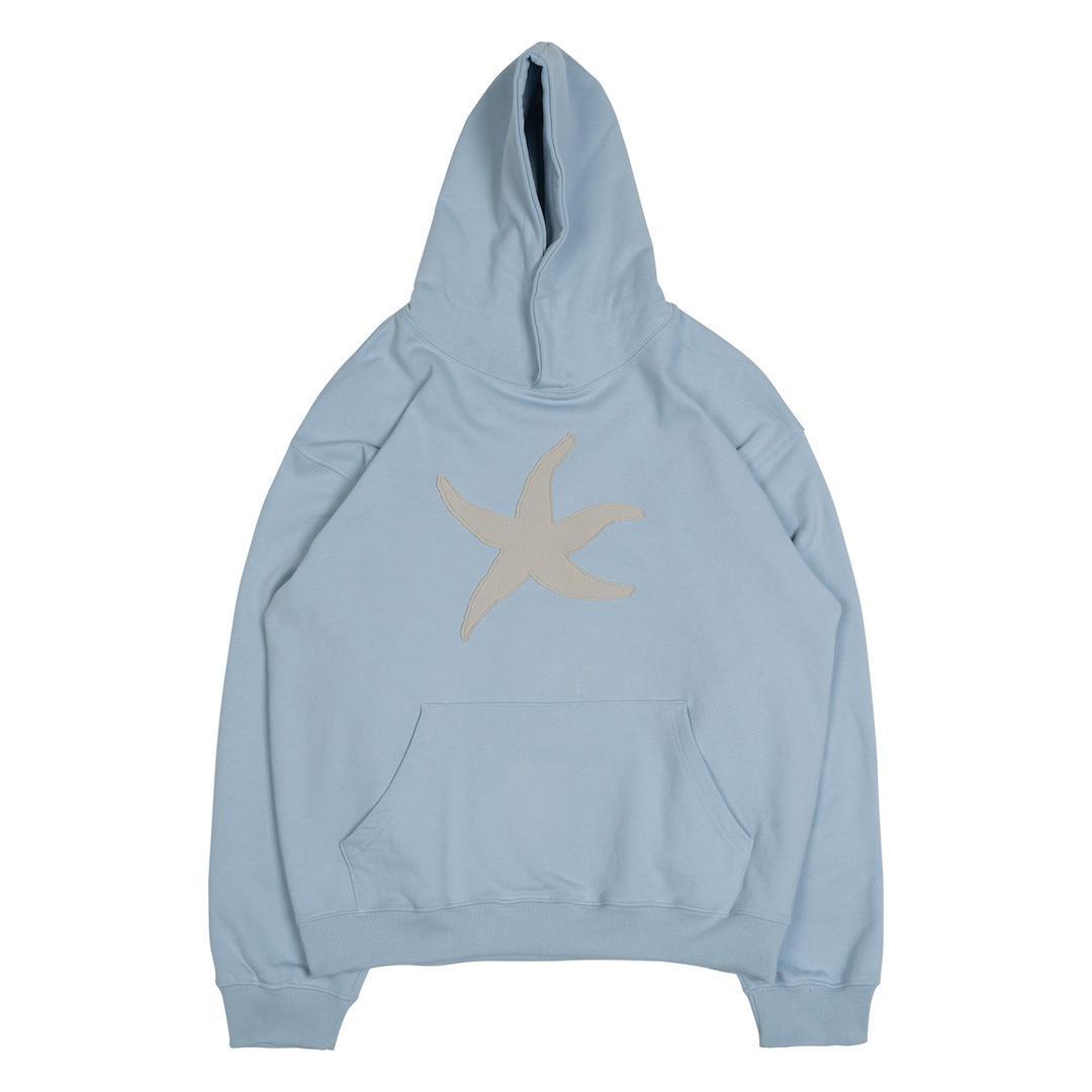 TCM VINTAGE STARFISH HOODIE (SKY BLUE)