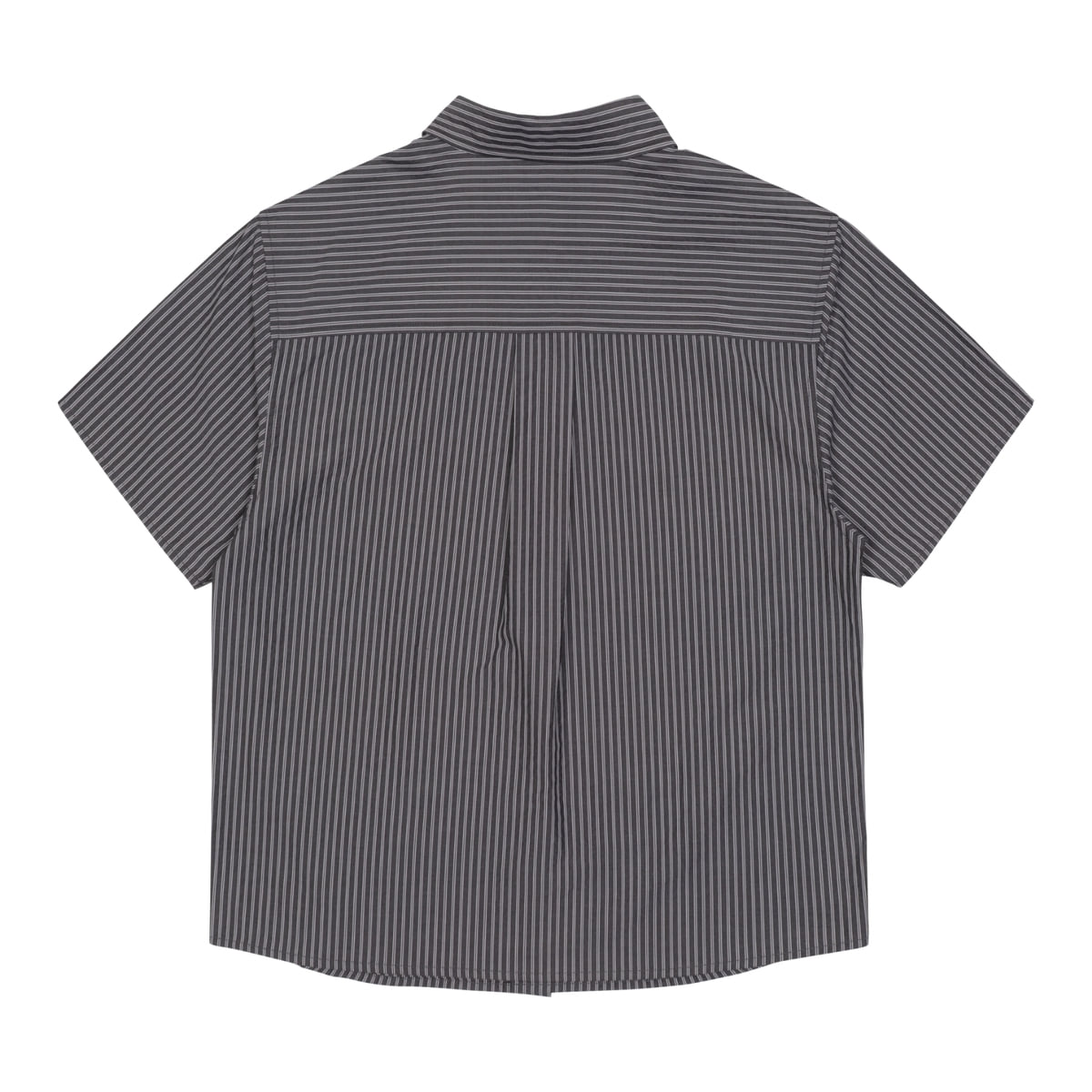TCM MINI LOGO STRIPE HALF SHIRTS (BLACK)