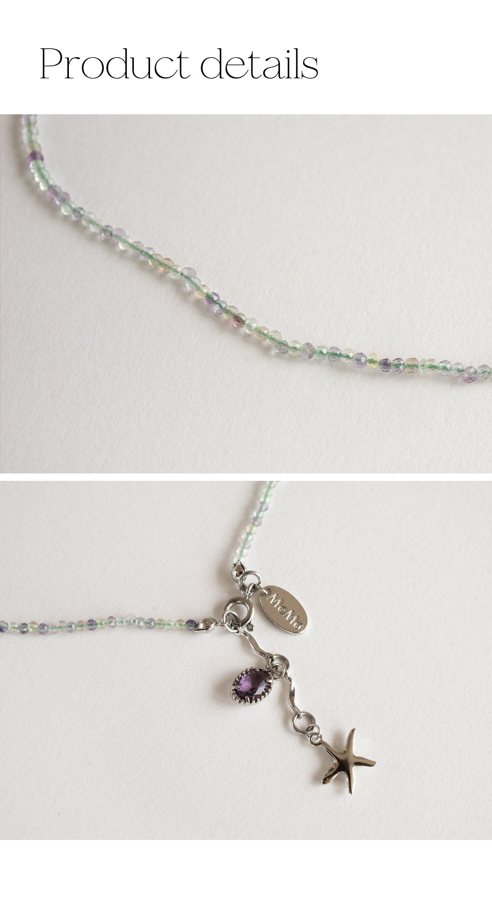 【𝘱𝘳𝘦-𝘰𝘳𝘥𝘦𝘳】MERRYMOTIVE Healing gemstone drop pendant necklace