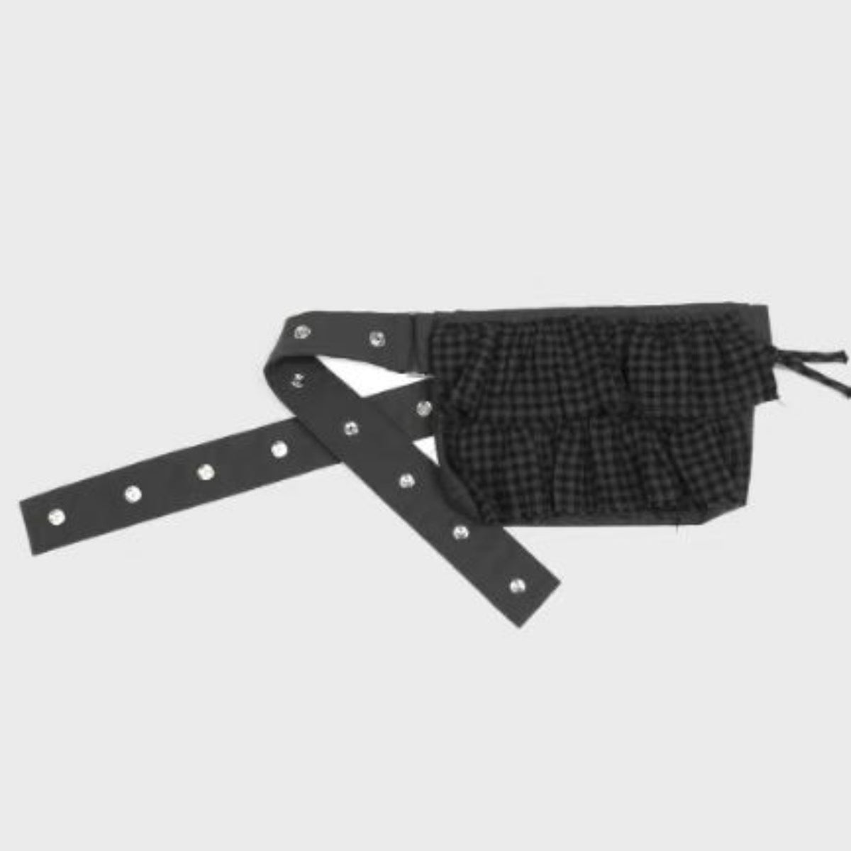 rilly checked belt bag