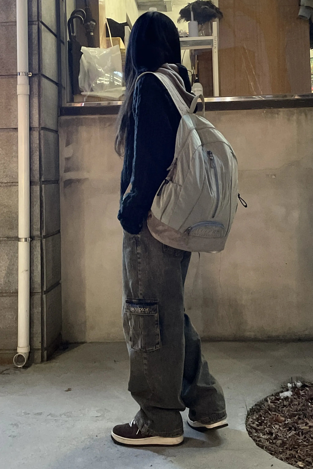 【𝘱𝘳𝘦-𝘰𝘳𝘥𝘦𝘳】SCULPTOR Oldschool Slouchy Backpack Sage