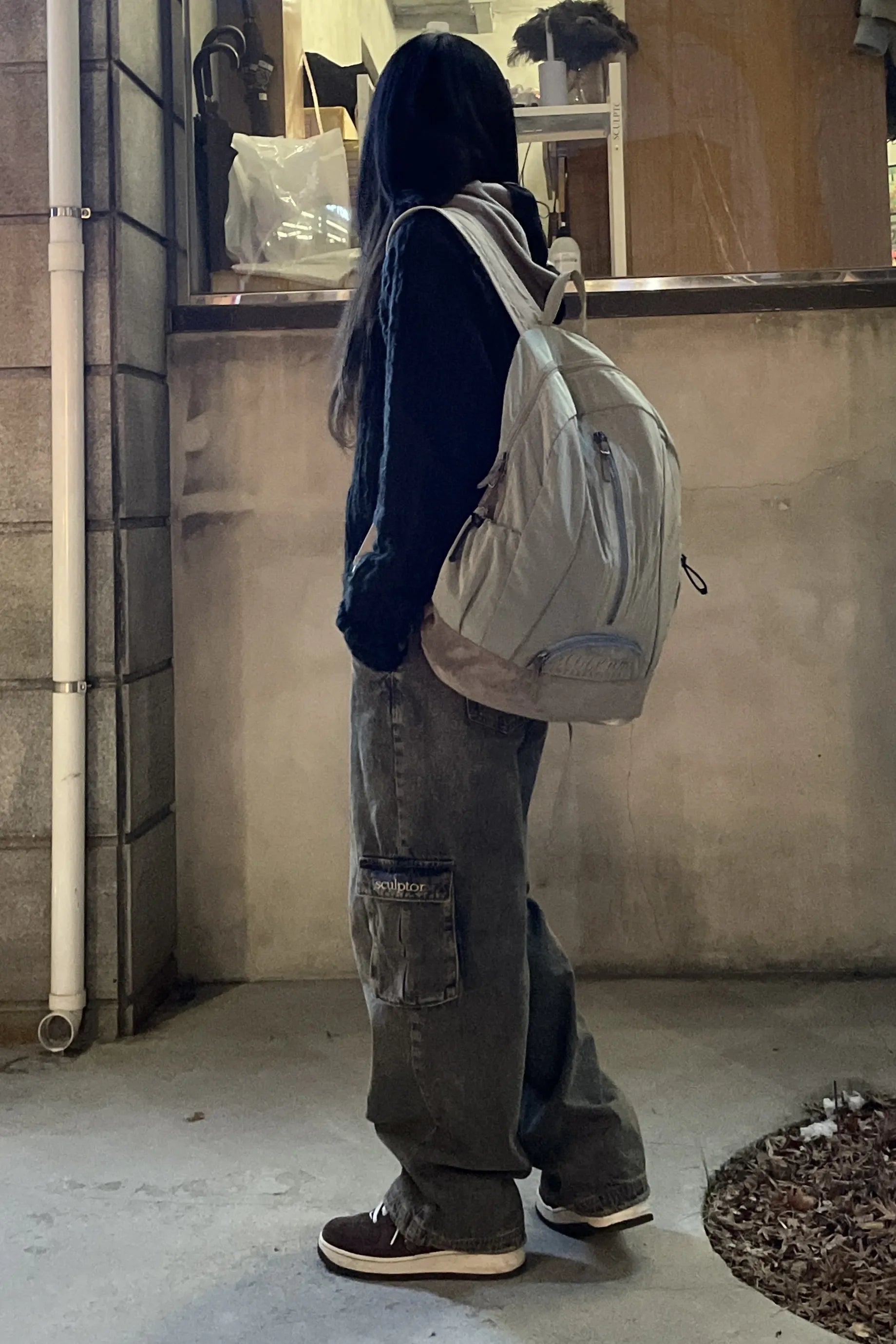 【𝘱𝘳𝘦-𝘰𝘳𝘥𝘦𝘳】SCULPTOR Oldschool Slouchy Backpack Sage