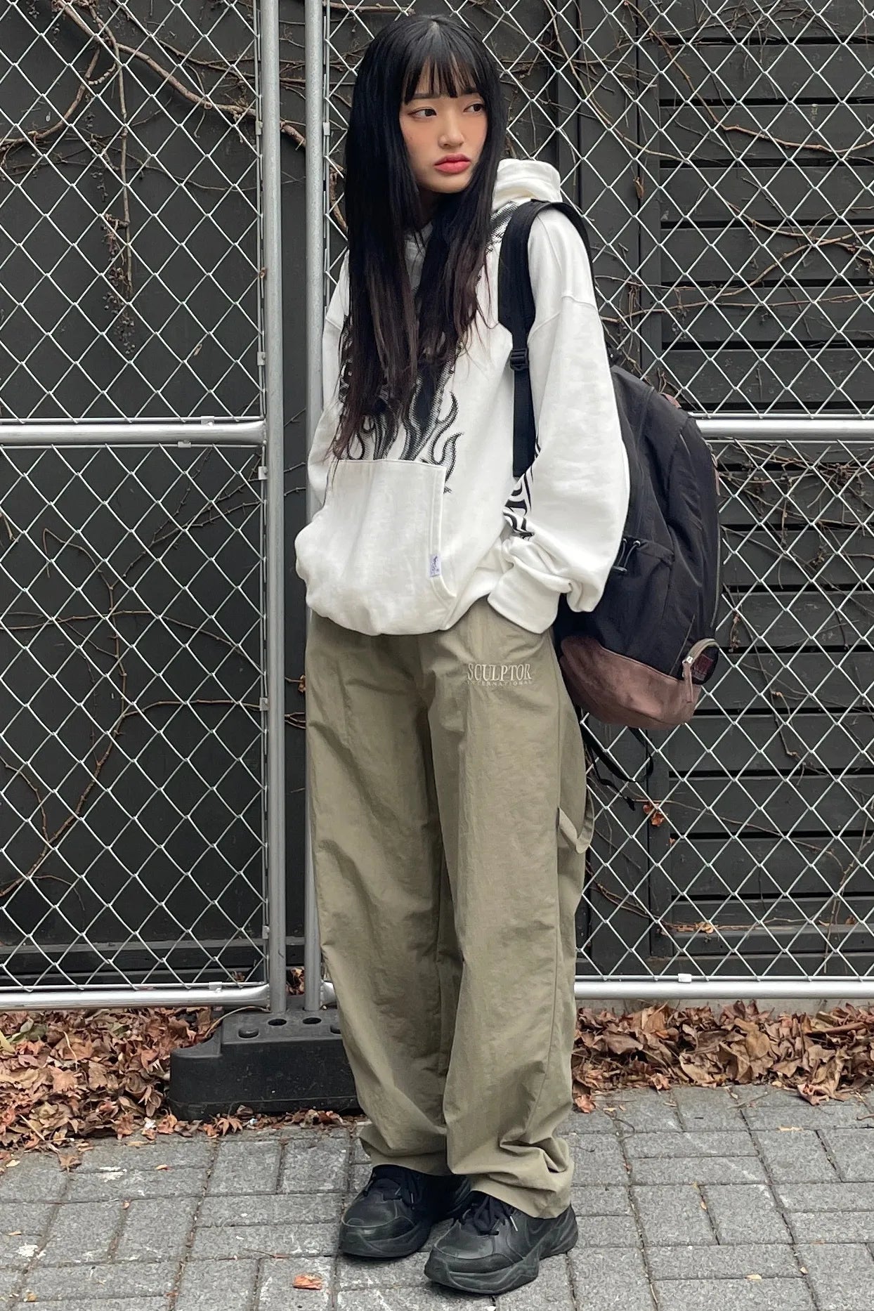 【𝘱𝘳𝘦-𝘰𝘳𝘥𝘦𝘳】SCULPTOR Oldschool Slouchy Backpack Black