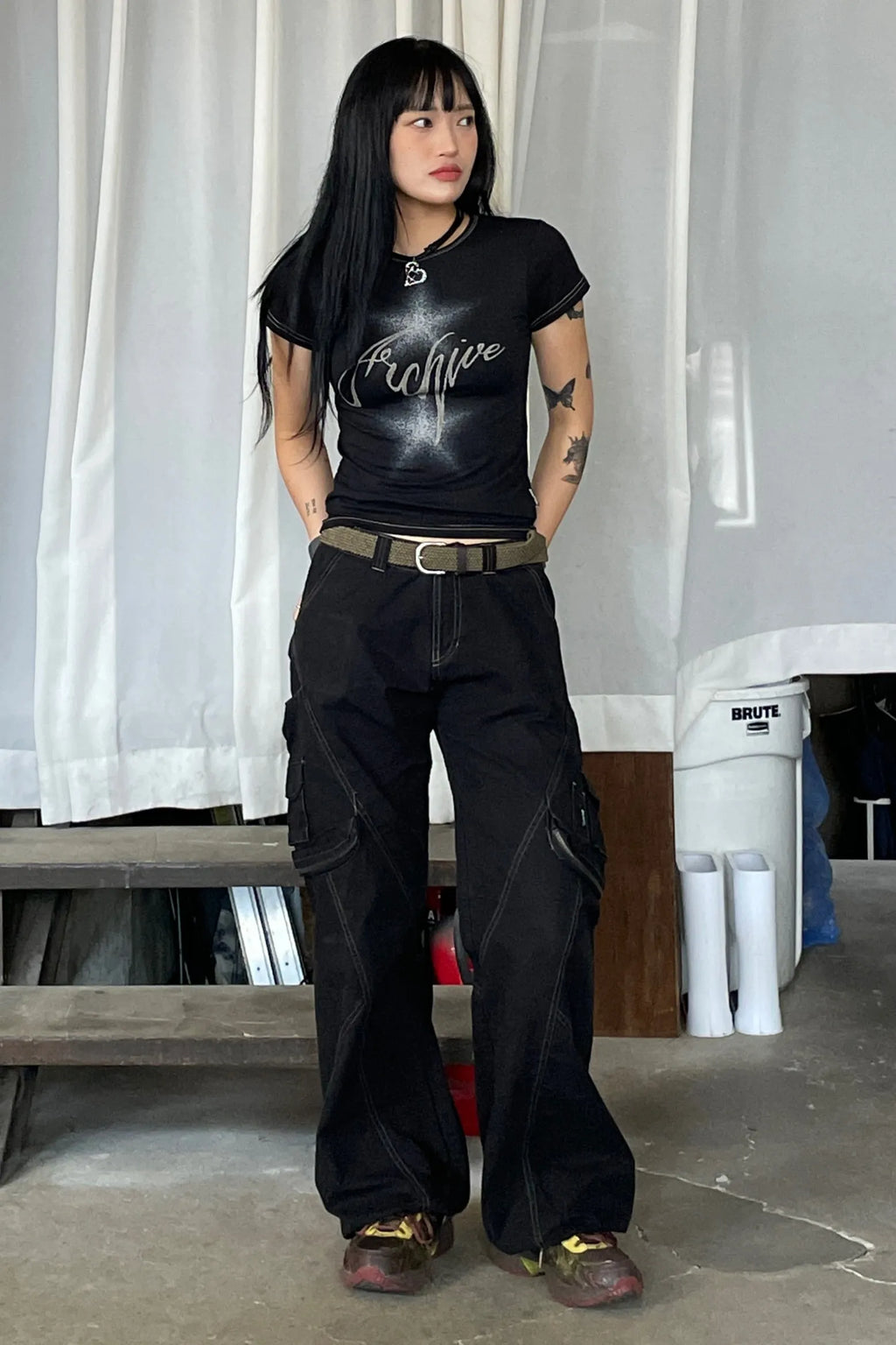 【𝘱𝘳𝘦-𝘰𝘳𝘥𝘦𝘳】SCULPTOR Anew Archive Tee Black