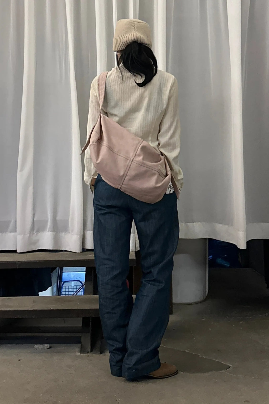 【𝘱𝘳𝘦-𝘰𝘳𝘥𝘦𝘳】SCULPTOR Vintage Canvas Duffel Bag Indie Pink